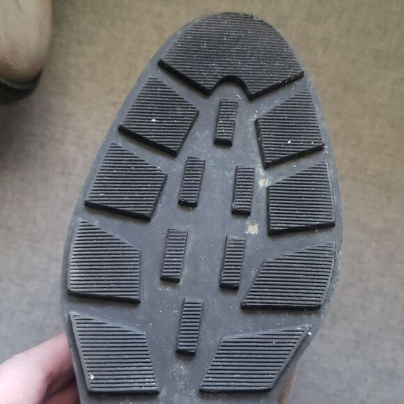 Aquatalia boots women's size 9 suede wedge boots suede neutral zipper vg… - Picture 13 of 16